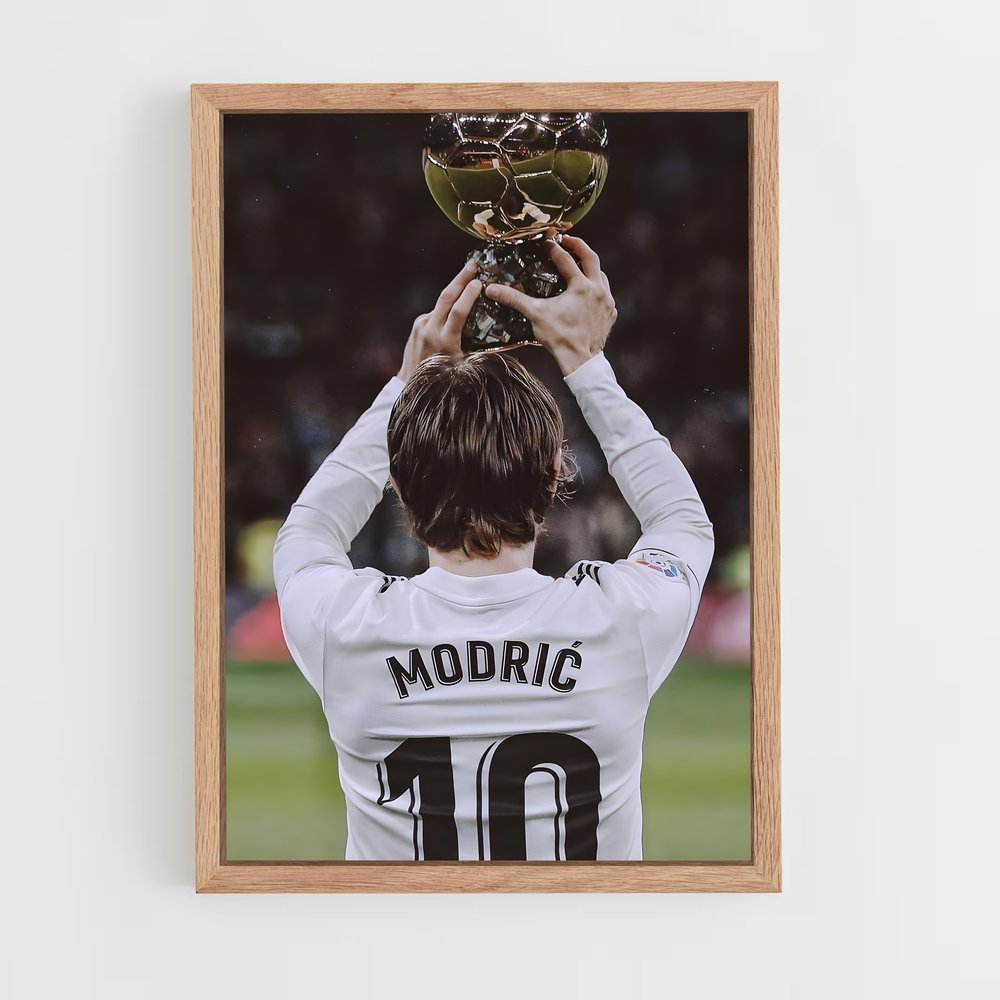 Poster Luka Modric Football Esprit vibrant (vue 4)